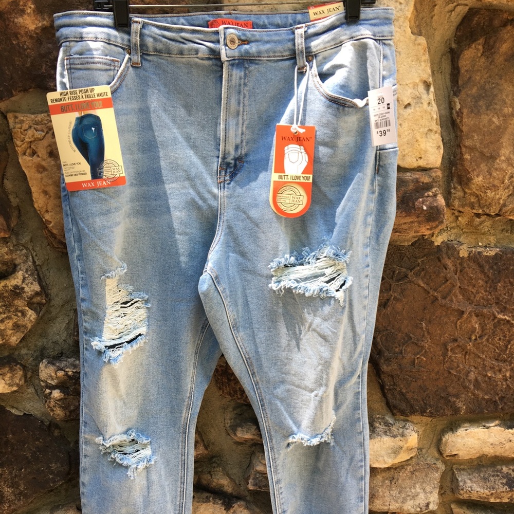 Wax Jeans NWT size 20 blue denim